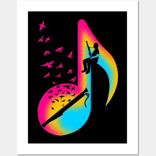 Music Bassoon Player Posters and Art